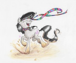 Size: 3551x2939 | Tagged: safe, artist:raindeimos, octavia melody, earth pony, pony, g4, female, happy, mud, solo