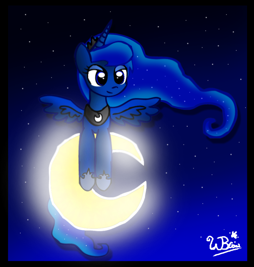 Safe Artist Neoncabaret Princess Luna Alicorn Pony Female Mare Moon Derpibooru