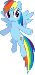 Size: 4000x8500 | Tagged: safe, artist:uxyd, rainbow dash, pegasus, pony, g4, simple background, solo, transparent background, vector