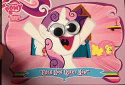 Size: 960x653 | Tagged: safe, sweetie belle, g4, card, googly eyes