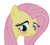 Size: 716x647 | Tagged: safe, artist:kuren247, fluttershy, pony, g4, blushing, female, portrait, simple background, solo, transparent background, vector