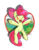 Size: 1957x2500 | Tagged: safe, artist:danmakuman, apple bloom, earth pony, pony, g4, adorabloom, bipedal, cute, female, filly, looking at you, one eye closed, signature, simple background, smiling, solo, transparent background, wink