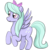 Size: 1024x1024 | Tagged: safe, artist:jellielucy, flitter, pegasus, pony, g4, bow, female, mare, simple background, smiling, solo, spread wings, transparent background, wings