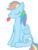 Size: 768x1024 | Tagged: safe, artist:rainwolfy, rainbow dash, pony, g4, female, solo, tongue out