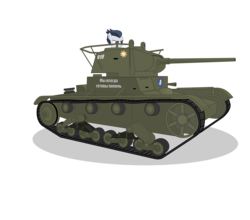 Size: 7500x6600 | Tagged: safe, artist:dolphinfox, rumble, g4, absurd resolution, russian, simple background, t-26, tank (vehicle), transparent background, vector