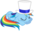 Size: 978x900 | Tagged: safe, edit, rainbow dash, pony, g4, count bleck, female, hat, lying down, mare, paper mario, prone, simple background, sleeping, solo, super mario bros., super paper mario, top hat, transparent background, vector