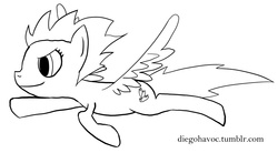 Size: 963x533 | Tagged: safe, artist:diego havoc, spitfire, g4, 30 minute art challenge