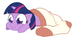 Size: 957x502 | Tagged: safe, artist:egophiliac, edit, twilight sparkle, g4, clothes, cute, filly, recolor, sock, sock filly, socks