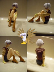 Size: 768x1024 | Tagged: safe, artist:hentaisweetie, gilda, griffon, g4, ebay, figurine, humanized, irl, photo