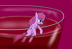 Size: 1100x750 | Tagged: safe, artist:ccortxx, berry punch, berryshine, g4, 30 minute art challenge, food, micro, wine