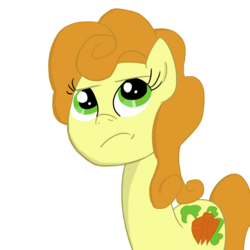 Size: 1200x1200 | Tagged: safe, artist:roflpony, carrot top, golden harvest, earth pony, pony, g4, eyeroll, female, mare, simple background, solo, transparent background