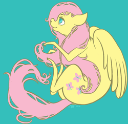 Size: 704x682 | Tagged: safe, artist:zombie-radio, fluttershy, pony, g4, female, solo