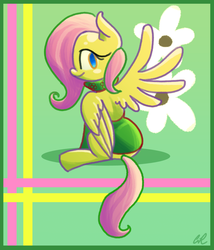 Size: 864x1008 | Tagged: safe, artist:slushiowl, fluttershy, pony, g4, clothes, dress, female, solo