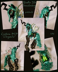 Size: 1288x1600 | Tagged: safe, artist:wylf, queen chrysalis, g4, awesome, customized toy, epic, figure, irl, photo, solo, toy