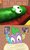 Size: 690x1158 | Tagged: safe, artist:kuren247, peewee, spike, twilight sparkle, g4, 2 panel comic, comic, crossover, larry the cucumber, love my lips, silly songs, veggietales
