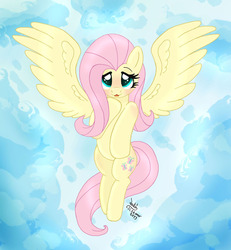 Size: 950x1030 | Tagged: safe, artist:joakaha, fluttershy, pony, g4, female, legs together, solo