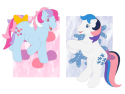 Size: 4000x3000 | Tagged: safe, artist:phoenix-flyer, gingerbread, sweet stuff, twinkle eyed pony, g1