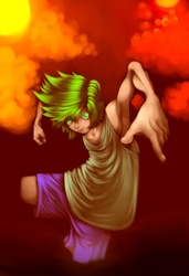 Size: 1008x1477 | Tagged: safe, artist:bradfordsenial, spike, g4, humanized, male, solo