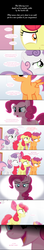 Size: 1280x7255 | Tagged: safe, artist:jan, apple bloom, pinkie pie, scootaloo, sweetie belle, ask the crusaders, g4, comic, cutie mark crusaders, existential crisis, fourth wall, the truth, this will end in tears, truth, tumblr comic