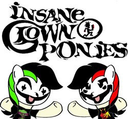 Size: 661x616 | Tagged: safe, oc, clown, insane clown posse, juggalo, ponified