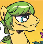 Size: 144x149 | Tagged: safe, artist:andy price, idw, official comic, tempeh, earth pony, pony, g4, micro-series #3, my little pony micro-series, spoiler:comic, male, solo, stallion