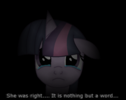 Size: 746x594 | Tagged: safe, artist:nightsilverchelly, twilight sparkle, turnabout storm, g4, bad end, crying, sad
