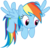 Size: 505x480 | Tagged: artist needed, safe, rainbow dash, g4, simple background, transparent background, vector