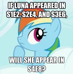 Size: 497x502 | Tagged: safe, rainbow dash, g4, fancy mathematics, image macro