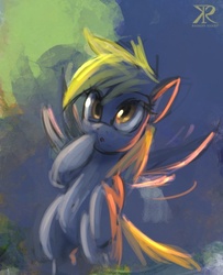 Size: 500x615 | Tagged: safe, artist:grissaecrim, derpy hooves, pegasus, pony, g4, 30 minute art challenge, female, mare, solo