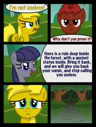 Size: 3456x4608 | Tagged: safe, artist:template93, oc, oc only, oc:ticket, alicorn, pony, alicorn oc, comic, filly, high res, ticket to adventure