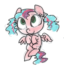 Size: 516x597 | Tagged: safe, artist:buttercupsaiyan, pegasus, pony, /mlp/, 4chan, fanon, filly, meta, mlpg, mlpg.co