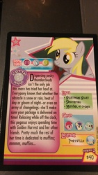 Size: 600x1066 | Tagged: safe, enterplay, derpy hooves, pegasus, pony, g4, card, female, mare, mind blown, series 2, that one nameless background pony we all know and love, trading card