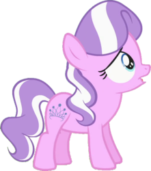 Size: 492x557 | Tagged: safe, artist:themasterofdespair, edit, edited screencap, screencap, diamond tiara, earth pony, pony, g4, background removed, female, filly, foal, missing accessory, simple background, transparent background