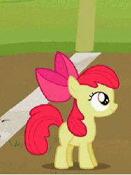 Size: 321x425 | Tagged: safe, screencap, apple bloom, earth pony, pony, g4, season 2, sisterhooves social, adorabloom, animated, cropped, cute, female, gif, happy, hoofy-kicks, hopping, jumping, open mouth, rearing, smiling, solo