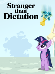 Size: 1900x2560 | Tagged: safe, twilight sparkle, fanfic:stranger than dictation, g4, fanfic, flower pot, parody, stranger than fiction