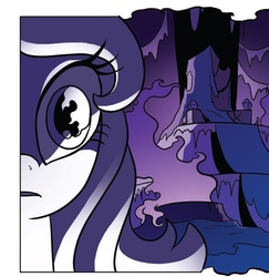 Size: 607x625 | Tagged: safe, idw, official comic, princess luna, nightmare forces, g4, spoiler:comic, nightmare dreamscape, s1 luna