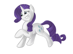 Size: 1280x960 | Tagged: safe, artist:univertaz, rarity, pony, unicorn, g4, female, gritted teeth, horn, mare, simple background, solo, transparent background