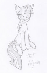 Size: 717x1115 | Tagged: safe, artist:trotpilgrim, twilight sparkle, pony, g4, female, sketch, solo