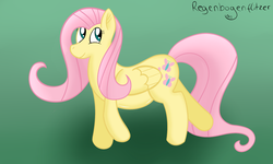 Size: 2500x1500 | Tagged: safe, artist:regxy, fluttershy, g4, chubby