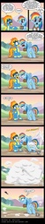 Size: 685x3332 | Tagged: safe, artist:niban-destikim, rainbow dash, spitfire, g4, hurricane fluttershy, angry, comic, escape, gritted teeth, smoke bomb