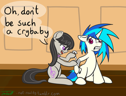 Size: 1597x1227 | Tagged: safe, artist:jade meteor, dj pon-3, octavia melody, vinyl scratch, g4, female, lesbian, ship:scratchtavia, shipping