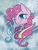 Size: 1280x1678 | Tagged: dead source, safe, artist:probablyfakeblonde, part of a set, pinkie pie, earth pony, pony, g4, female, portrait, smiling, solo
