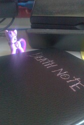 Size: 1728x2592 | Tagged: safe, twilight sparkle, g4, book, death note