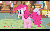 Size: 640x400 | Tagged: safe, artist:vanefox, screencap, pinkie pie, g4, animated, balloon, balloon popping, blowing up balloons, female, intro, opening, party balloon