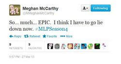 Size: 523x278 | Tagged: safe, g4, season 4, meghan mccarthy, meghan mccarthy hype train, text, twitter