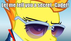 Size: 983x576 | Tagged: safe, spitfire, g4, bronybait, eyes, hypnosis ponies, image macro, meme