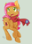 Size: 468x650 | Tagged: safe, artist:flow3r-child, babs seed, g4, chest fluff, clothes, cutie mark, older, scarf