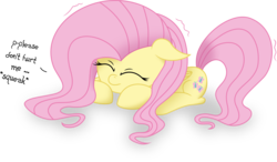 Size: 17182x10000 | Tagged: safe, artist:awesomeluna, artist:thet-rex, fluttershy, pony, g4, absurd resolution, eyes closed, female, floppy ears, scared, shivering, solo