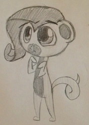 Size: 1447x2047 | Tagged: safe, artist:miss-zi-zi, littlest pet shop, rarity hair, sunil nevla