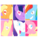 Size: 2400x3200 | Tagged: safe, artist:stevetwisp, applejack, fluttershy, pinkie pie, rainbow dash, rarity, twilight sparkle, g4, apple eyes, close-up, cutie mark eyes, mane six, starry eyes, wingding eyes